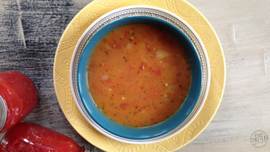 Rustic tomato soup