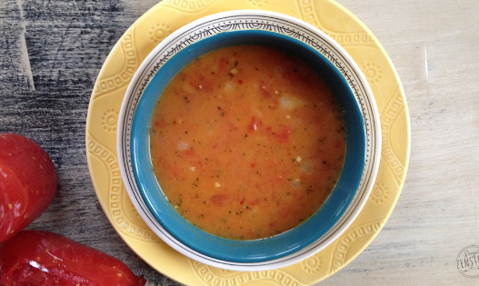 Rustic tomato soup