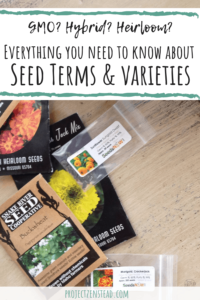All about seed terms & varieties #seeds #terminology #terms #varieties #gardening #seedlings