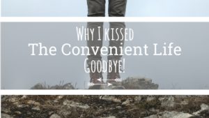 why i kissed the convenient life goodbye