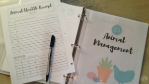 This is awesome! A free printable 39 page Homestead Management binder for homesteads of all sizes!