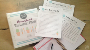 The Homestead Management Binder is a free printable resource to help you organize and track your homestead happenings!
