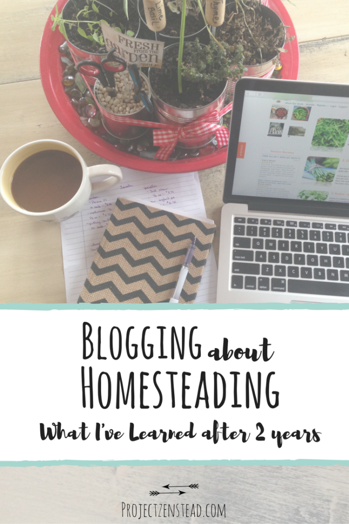 Blogging about homesteading wasn't what I expected it to be! After two years, I've learned a lot!