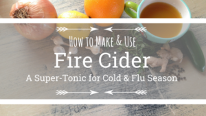 Fire cider is a powerful immune-boosting super tonic that can be easily made by infusing apple cider vinegar! Keep it on hand for colds, flus and other times when your immune system needs extra support!
