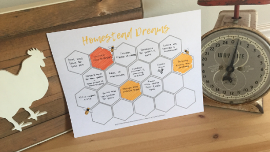 Homestead goals planning worksheet