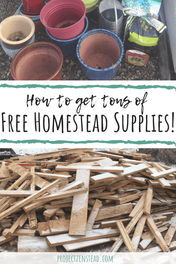 Find out how and why we use Craigslist to get tons of free homestead supplies! 