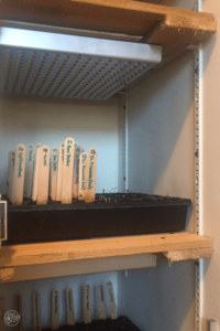 DIY grow light system for indoor seed starting