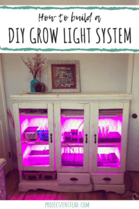 DIY grow light system for indoor seed starting