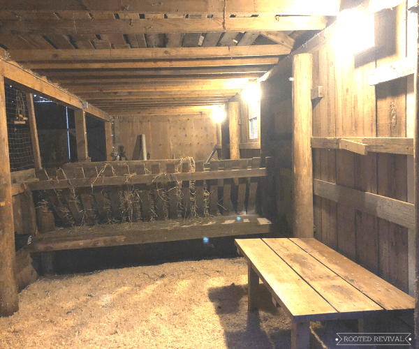 Inside a DIY stable