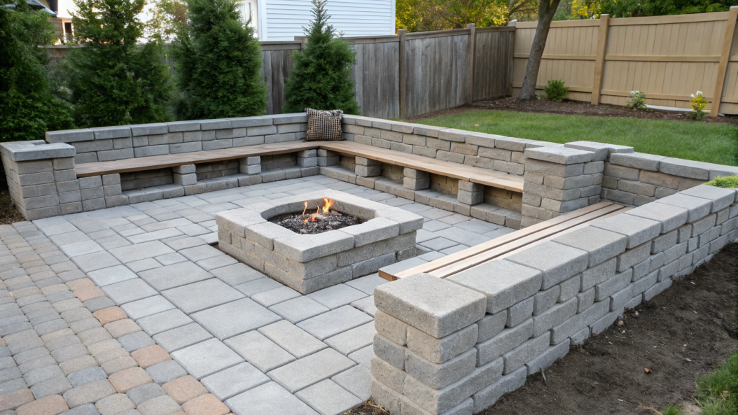 Modular Block Fire Pit Fire Pits Made Simple: 10 Backyard Ideas Backed by Experts (Affordable ...