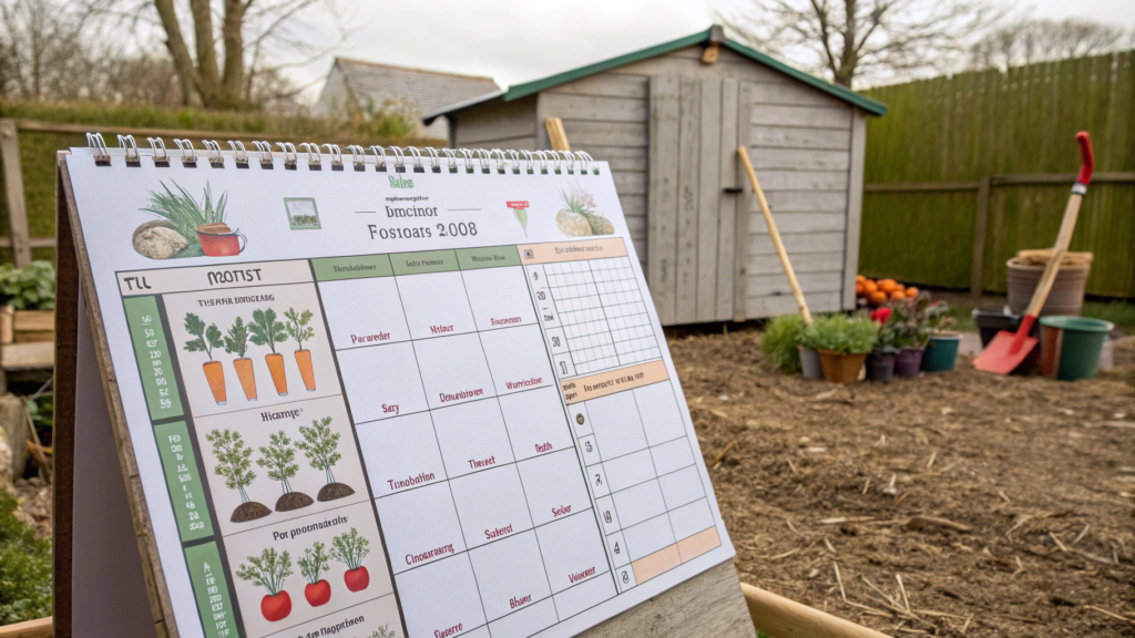 How to use a planting calendar - plan the season in advance