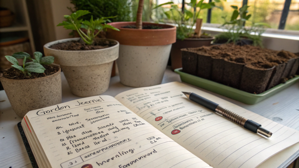 Keep a garden journal 