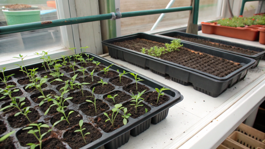 Using heat mats to speed up sprouting