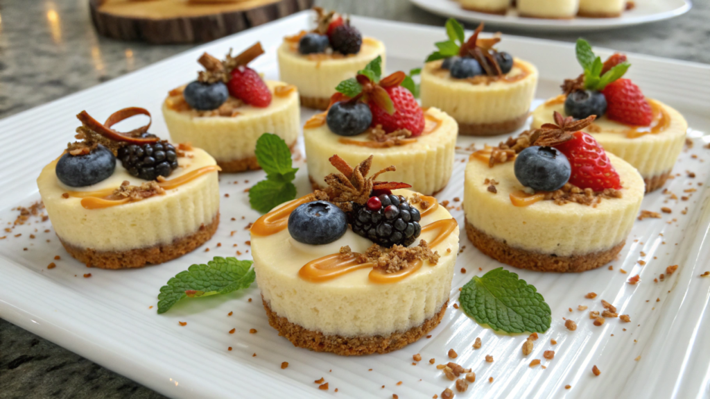 Mini cheesecakes