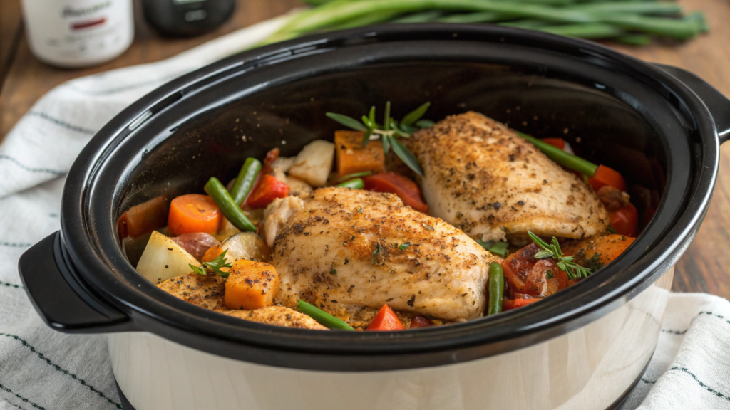 Crockpot Chicken Breast Meal Prep