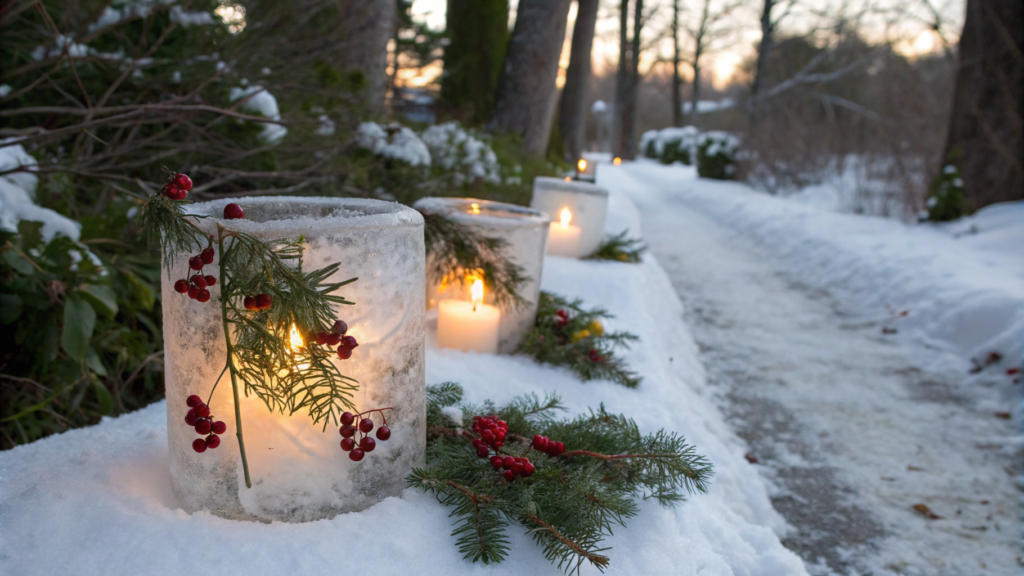 DIY Ice Lanterns