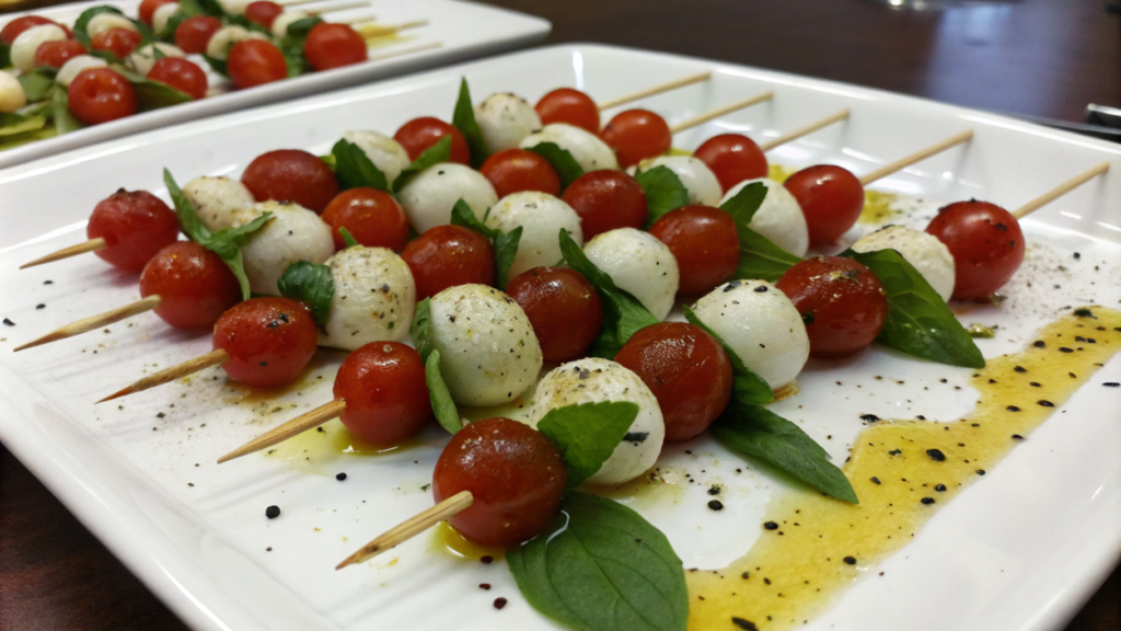 Mini Caprese Skewers