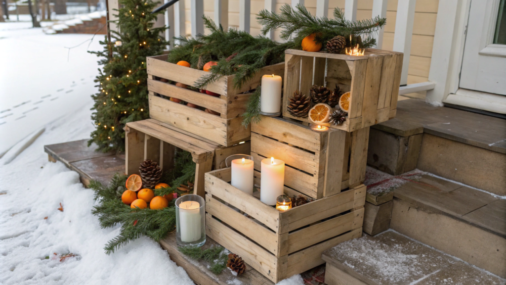 Wooden Crate Arrangements