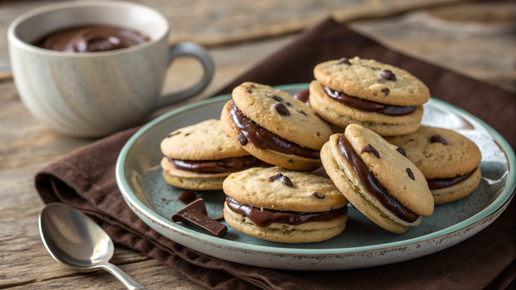 Chocolate Chip Cookies with Filling