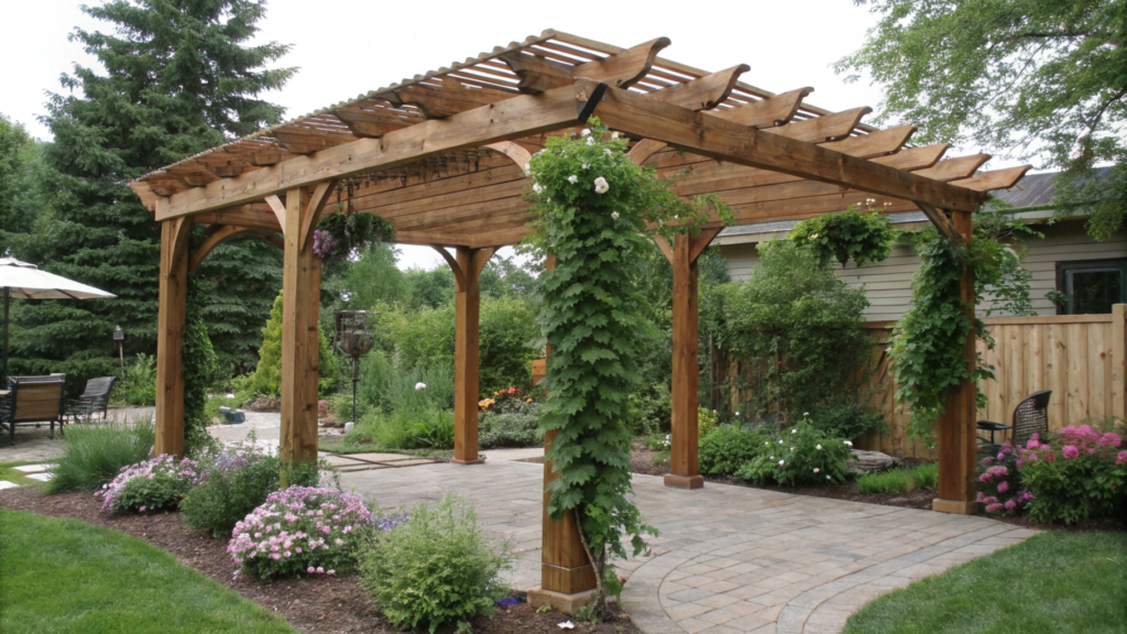 Pergolas. Beauty and functionality