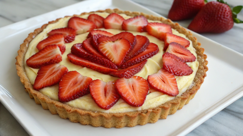 Strawberry Heart Tart