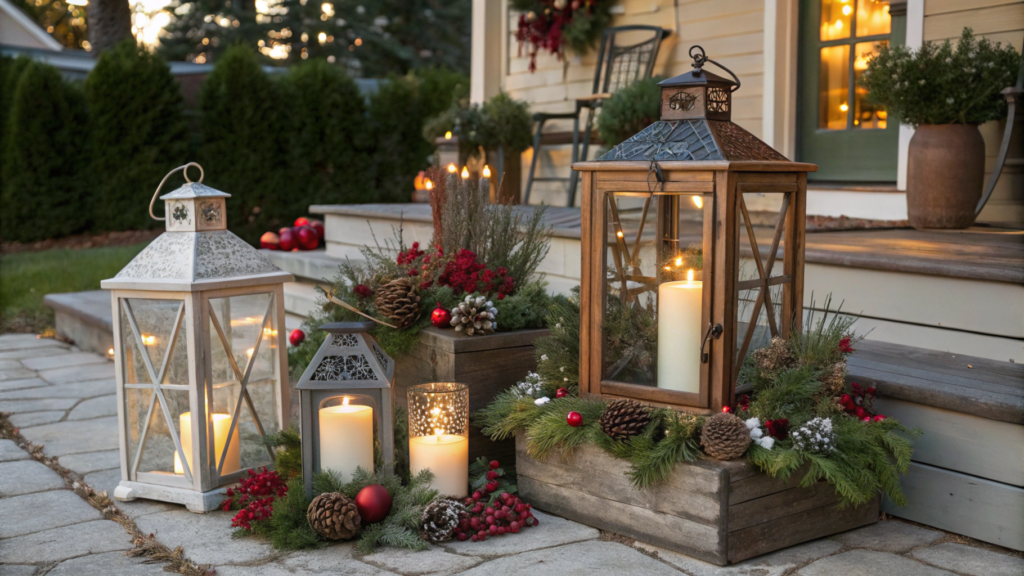 Outdoor Lantern Arrangements