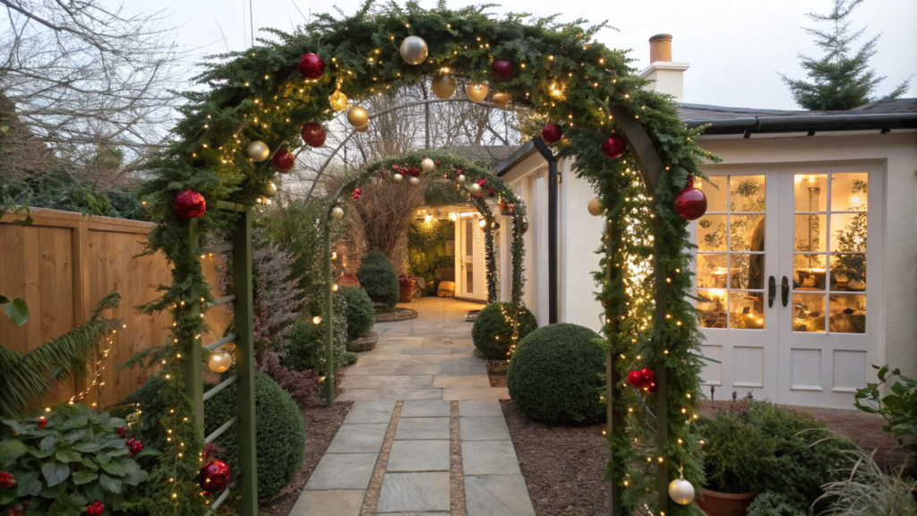 Garden Christmas Arches