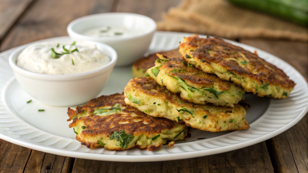 Gluten-free zucchini fritters