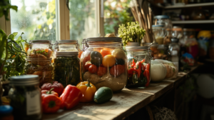 Preserved Harvest on The Table