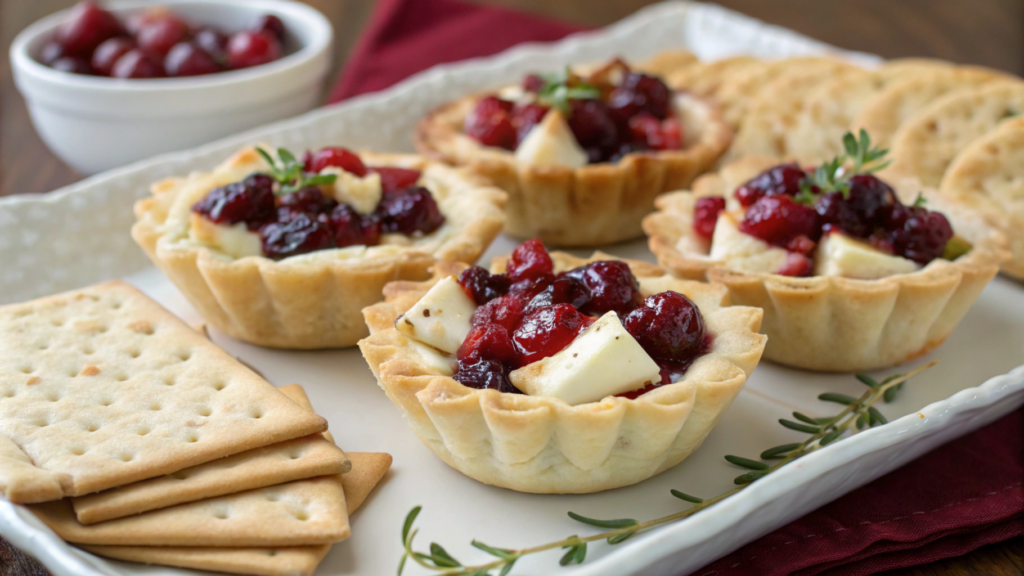 Cranberry Brie Baskets