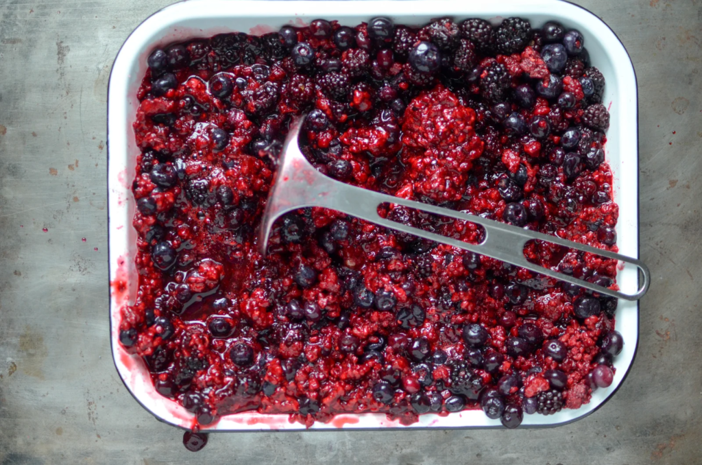 Jam from Frozen Fruits