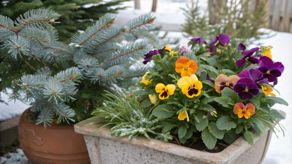 Pansies and violas