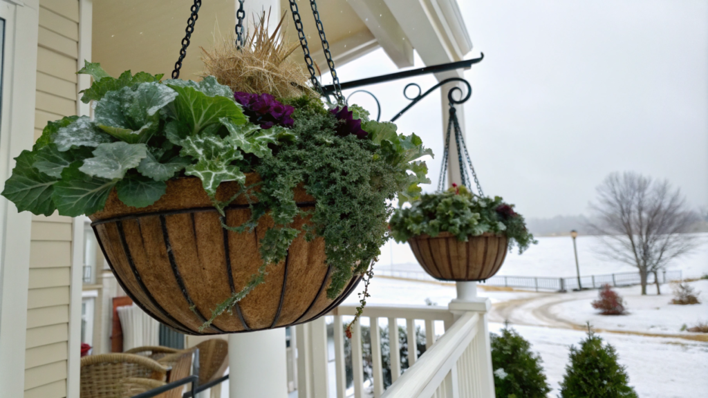 Hanging baskets
