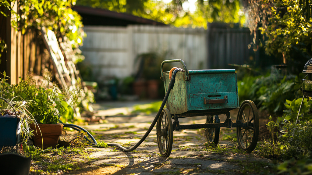 Portable Hose Storage Cart