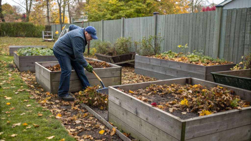  Clean the garden beds