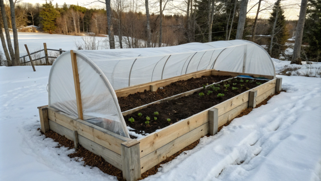 Soil Protection the garden beds