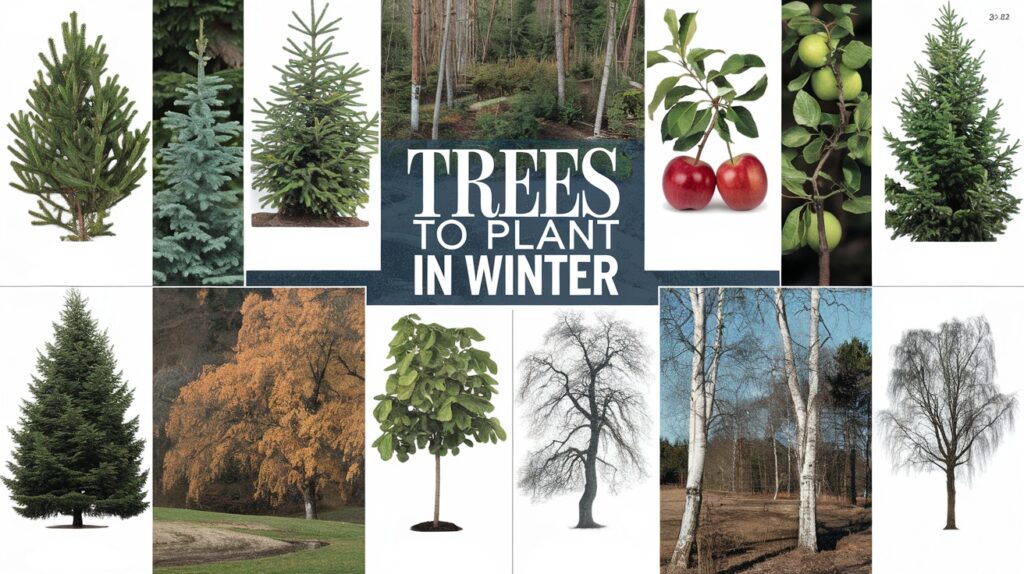 What trees can be planted in winter