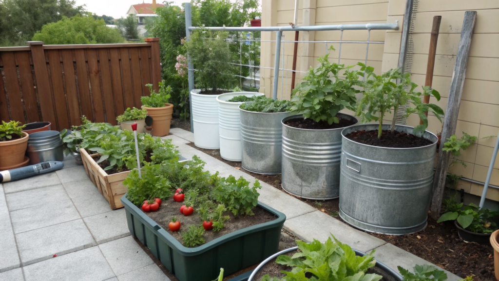 grow vegetables in containers