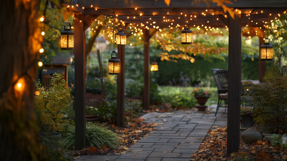 Warm lighting for cozy evenings