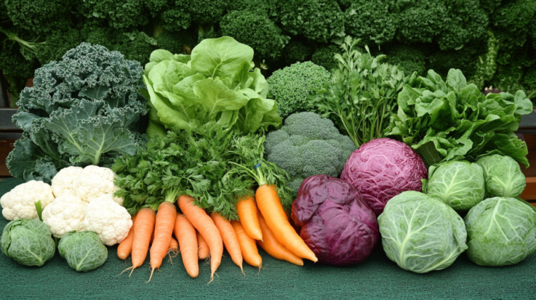 List of vegetables visual data 3