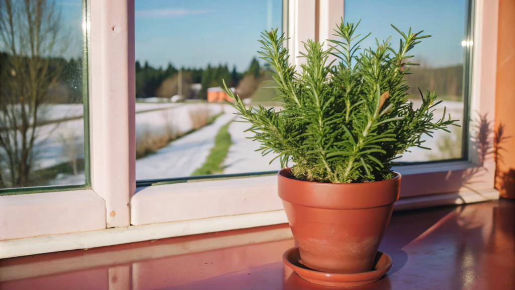 Herbs in winter