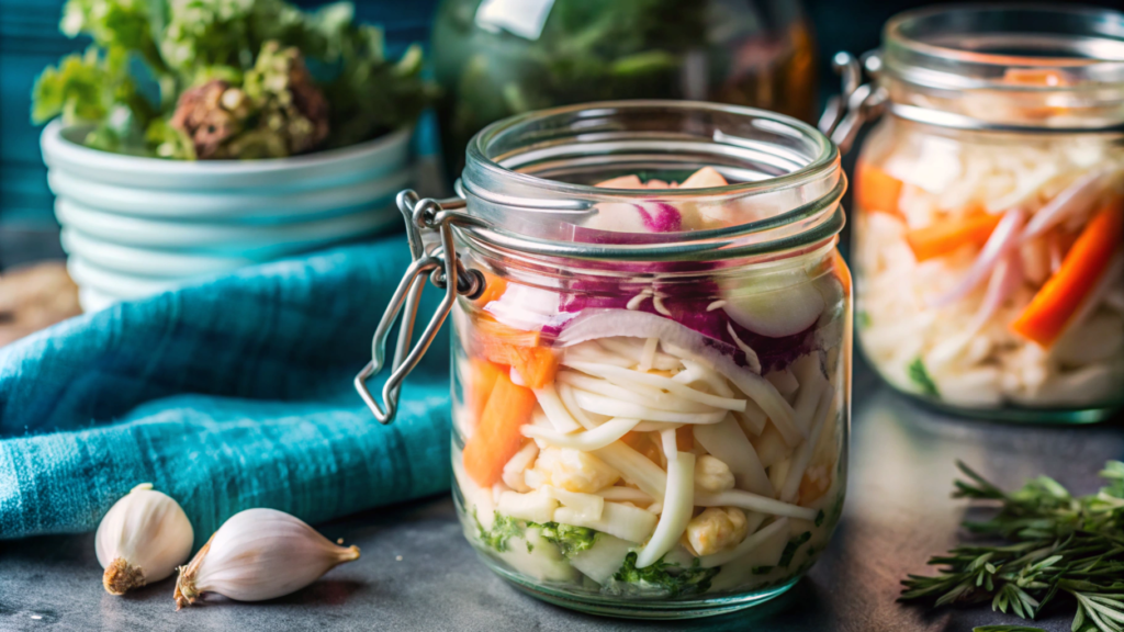 Ferment Vegetables in a Jar