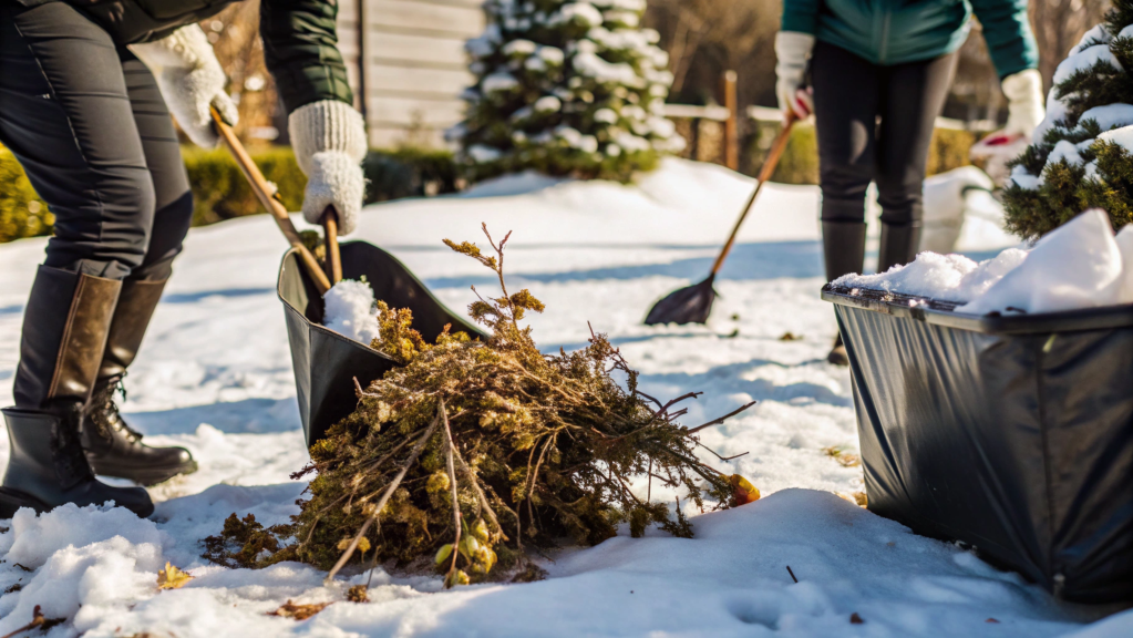 Clean up debris