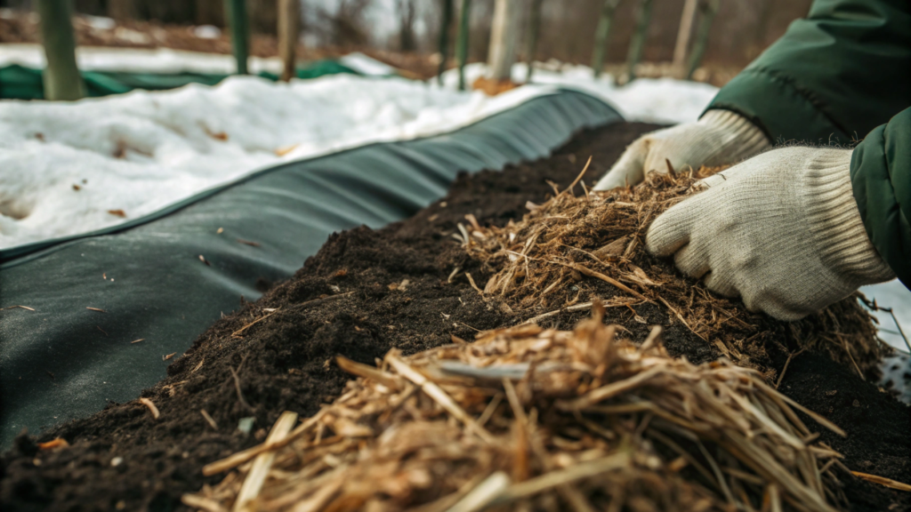 Mulch, test and improve the soil