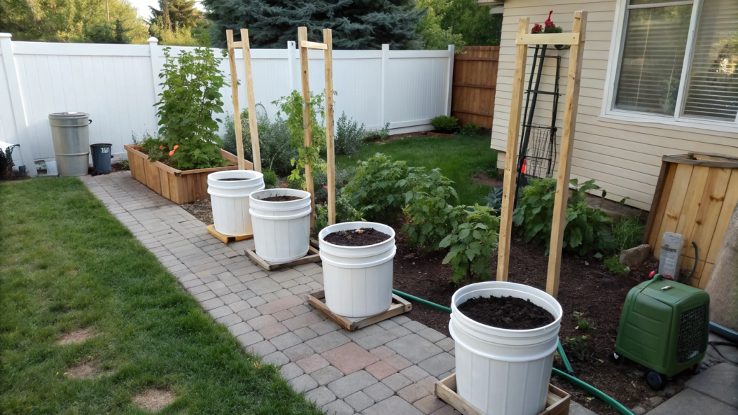 10 Practical Bucket Gardening Stand Plans (For 5-Gallon & More) 2025 ...