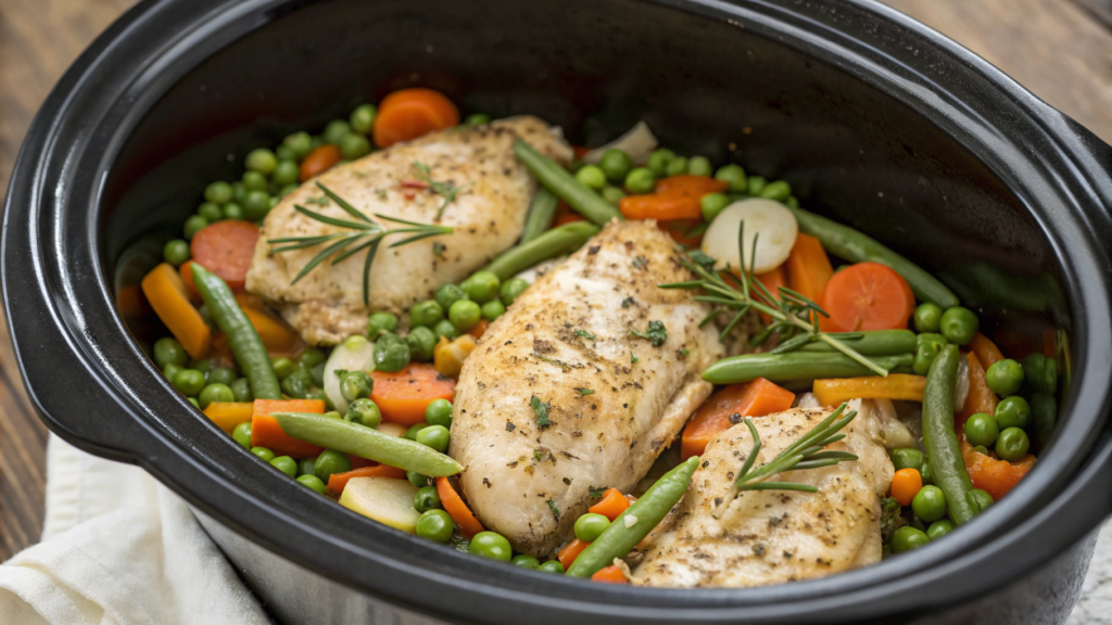 Crockpot Garlic Chicken