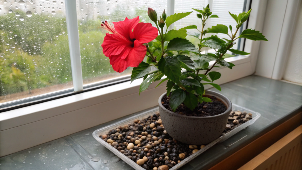 hibiscus indoors for the winter