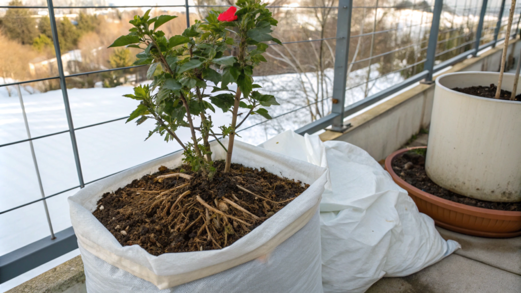 Tips for caring for hibiscus outside in winter