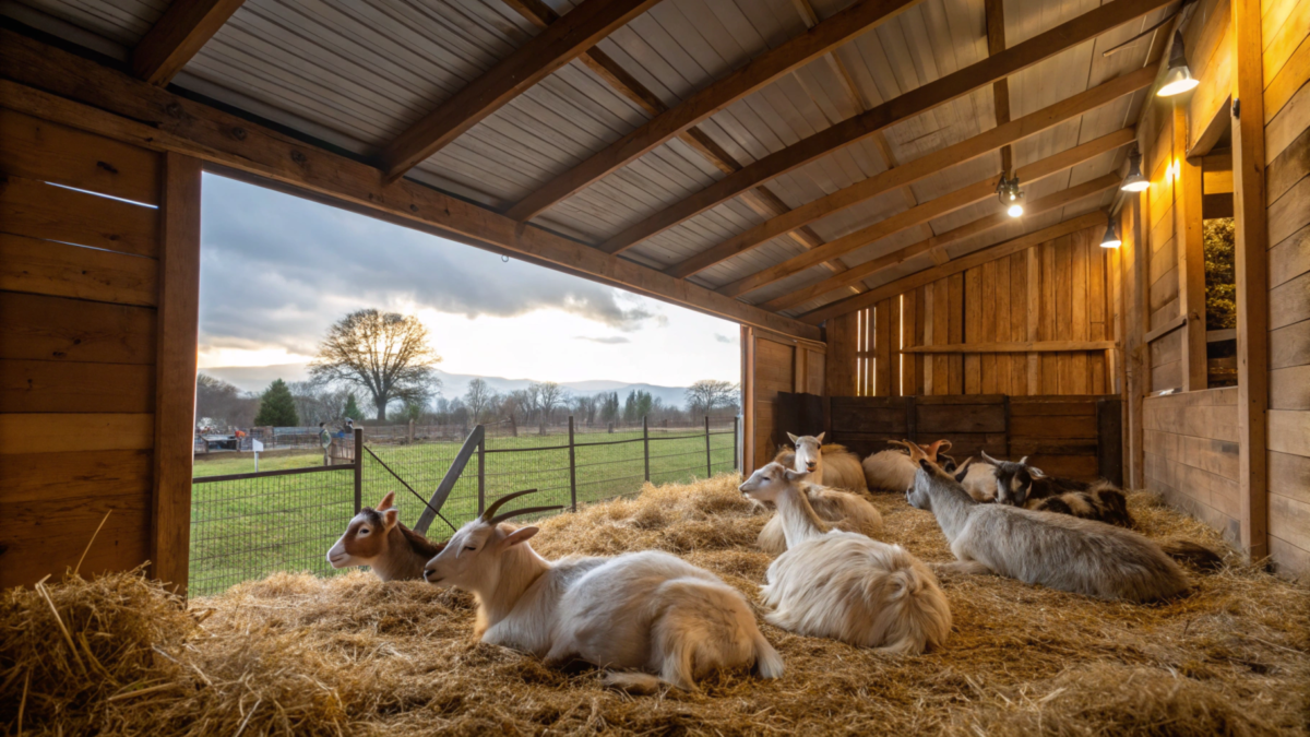 How to keep goats warm in winter. Practical tips for the health of your ...