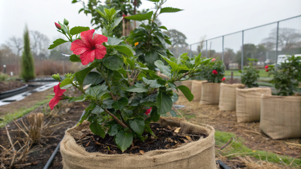 hibiscus in winter